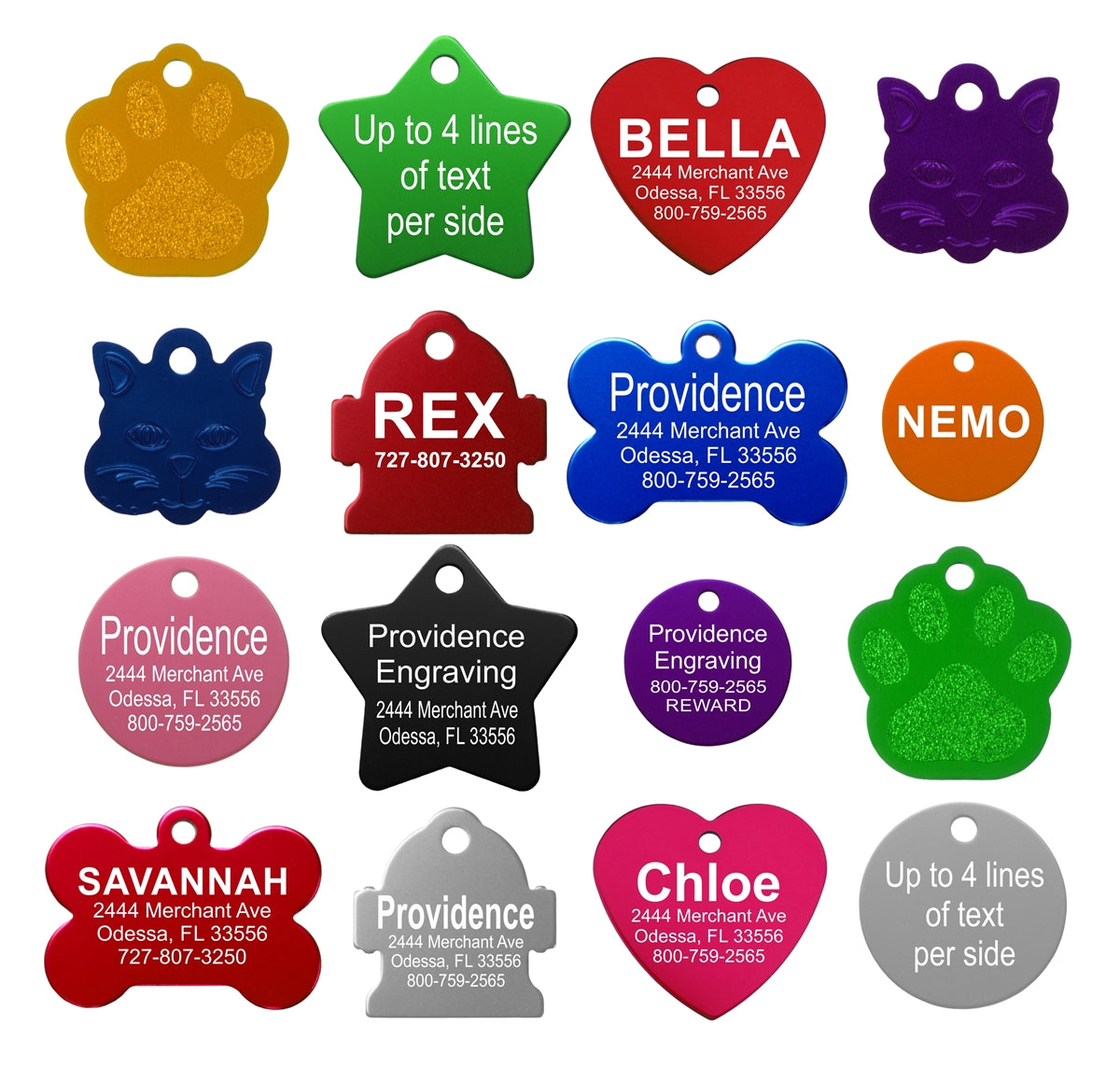 Pet tags(After ordering please send your needs to our email)(PRICE ACCORDING TO REQUIREMENT)